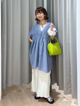 「アイテム（ヘアゴム）」を使った、imsally2さん（レディース・154cm）の夏コーディネート