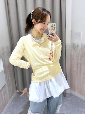 「LOWRYS FARM（ローリーズファーム）のアイテム（スニーカー）」を使った、imsally2さん（レディース・154cm）の秋コーディネート