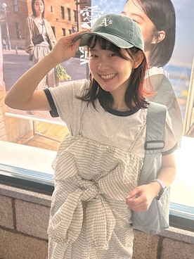 「LOWRYS FARM（ローリーズファーム）のボリュームローファー　634544（ローファー、ブラウン系）」を使った、imsally2さん（レディース・154cm）の春コーディネート