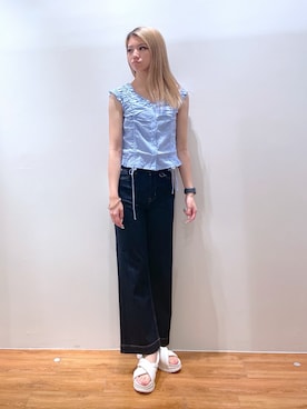「お洒落さんと繋がりたい」｜Nozomiさん（レディース・167cm）の夏コーディネート