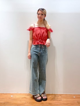 「骨格ナチュラル」｜Nozomiさん（レディース・167cm）の夏コーディネート