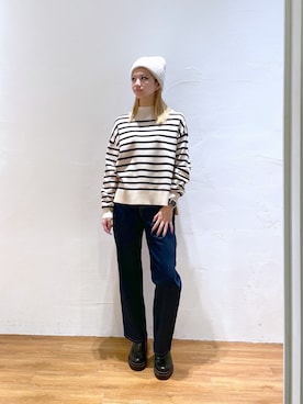「アイテム（帽子）」を使った、Nozomiさん（レディース・167cm・20代）の冬コーディネート