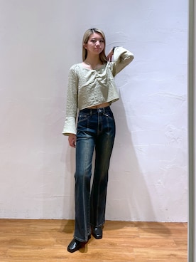 「FREE'S MART（フリーズマート）のアイテム（ブーツ）」を使った、Nozomiさん（レディース・167cm）の春コーディネート