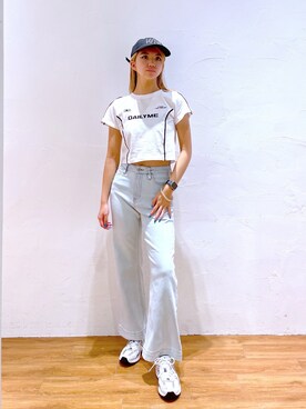 「EU,US NEW BALANCE（イーユーユーエスニューバランス）のアイテム」を使った、Nozomiさん（レディース・167cm）の秋コーディネート