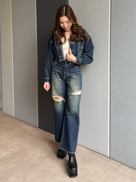 rinaさん（レディース・162cm）の冬コーディネート