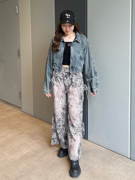 「EVRIS（エヴリス）のアイテム（トップス）」を使った、rinaさん（レディース・162cm）の春コーディネート