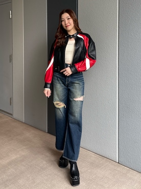 rinaさん（レディース・162cm）の冬コーディネート