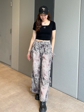 「EVRIS（エヴリス）のアイテム（トップス）」を使った、rinaさん（レディース・162cm）の春コーディネート