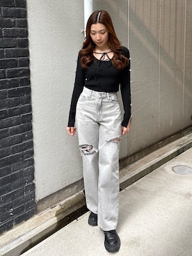 rinaさん（レディース・162cm）の春コーディネート