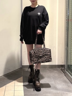 「EVRIS（エヴリス）のアイテム（トップス）」を使った、rinaさん（レディース・162cm）の秋コーディネート
