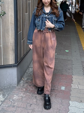 「EVRIS（エヴリス）のアイテム」を使った、rinaさん（レディース・162cm）の春コーディネート