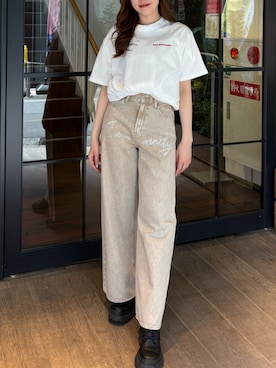 「EVRIS（エヴリス）のアイテム（トップス）」を使った、rinaさん（レディース・162cm）の春コーディネート