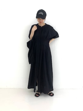 「URBAN RESEARCH（アーバンリサーチ）のアイテム（ワンピース）」を使った、miyukiさん（レディース・165cm）の夏コーディネート