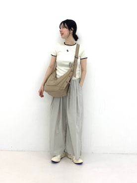 「CONVERSE（コンバース）のアイテム」を使った、miyukiさん（レディース・165cm）の夏コーディネート