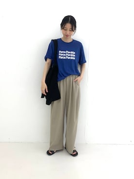 「レザーサンダル」｜miyukiさん（レディース・165cm）の夏コーディネート