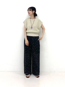 「NICOLAS LAINAS（ニコラスライナス）のアイテム」を使った、miyukiさん（レディース・165cm）の夏コーディネート