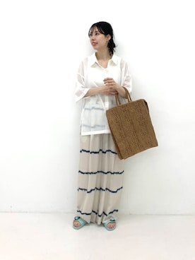 「シルク」｜miyukiさん（レディース・165cm）の夏コーディネート