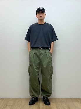 「アイテム（ドレスシューズ）」を使った、RINさん（メンズ・170cm）の夏コーディネート