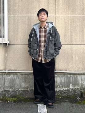 RINさん（メンズ・171cm）の冬コーディネート