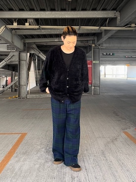 「RAGEBLUE（レイジブルー）のアイテム（カーディガン/ボレロ）」を使った、RINさん（メンズ・171cm）の秋コーディネート