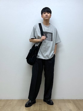 「RAGEBLUE（レイジブルー）のアイテム（ドレスシューズ）」を使った、RINさん（メンズ・170cm）の夏コーディネート