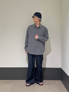 「アイテム（リング、ホワイト系）」を使った、RINさん（メンズ・171cm）の夏コーディネート