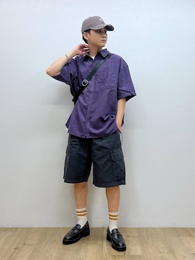 「RAGEBLUE（レイジブルー）のアイテム（アクセサリー）」を使った、RINさん（メンズ・170cm）の夏コーディネート