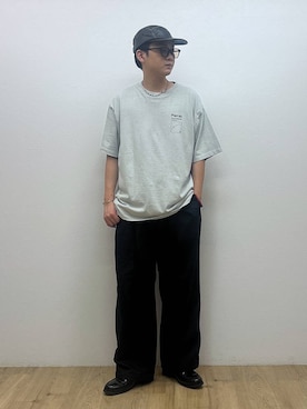 「RAGEBLUE（レイジブルー）のアイテム（帽子）」を使った、RINさん（メンズ・170cm）の夏コーディネート