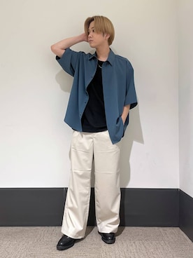 「アイテム（リング）」を使った、RINさん（メンズ・172cm）の夏コーディネート