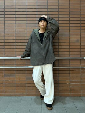 「RAGEBLUE（レイジブルー）のアイテム（スウェットパンツ）」を使った、RINさん（メンズ・171cm）の秋コーディネート