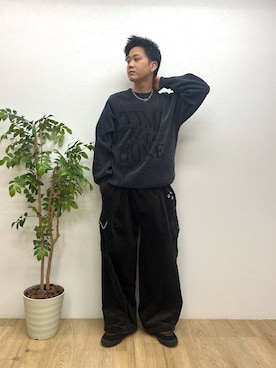 「REmastered（リマスタード）のアイテム」を使った、RINさん（メンズ・171cm）の冬コーディネート