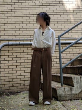 「アイテム（スラックス）」を使った、すいせいさん（メンズ・152cm）の夏コーディネート