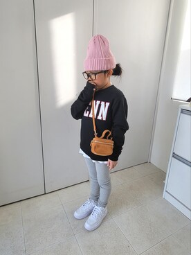 「Firsthand（ファーストハンド）のアイテム」を使った、まぁ𓂃 𓈒𓏸♡さん（キッズ・120cm）の春コーディネート