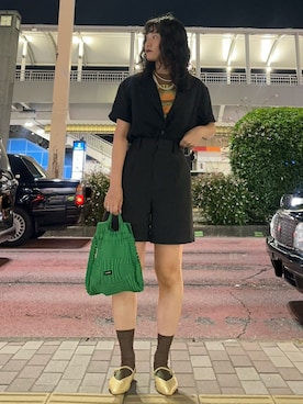 「NEUNA（ヌナ）のアイテム」を使った、iriさん（レディース・163cm）の夏コーディネート