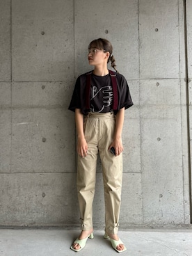 「BIG FIELD（ビッグフィールド）のアイテム」を使った、iriさん（レディース・163cm）の夏コーディネート