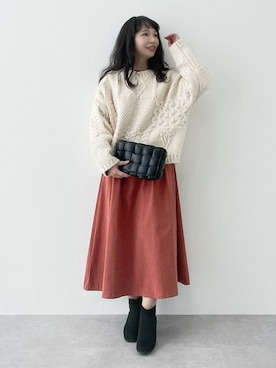 「sail（サイル）のアイテム」を使った、Nahoさん（レディース・146cm）の冬コーディネート