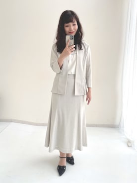 「nissen（ニッセン）のアイテム」を使った、Nahoさん（骨格ストレート・レディース・146cm）の夏コーディネート