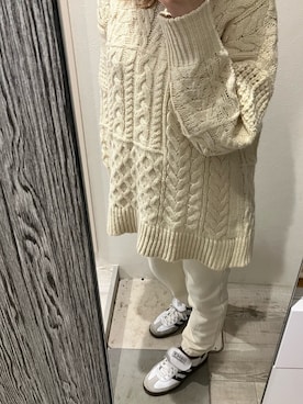 「Re:EDIT（リエディ）のアイテム（トップス）」を使った、nagiさん（レディース・160cm）の春コーディネート