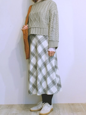 「Bab（バブ）のアイテム」を使った、nagiさん（レディース・160cm）の冬コーディネート