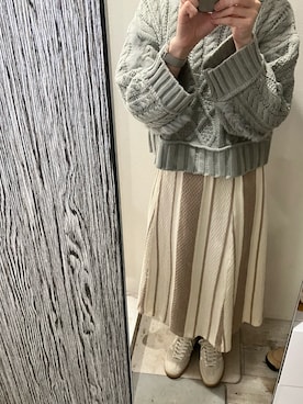 「B.C STOCK（ベーセーストック）のアイテム」を使った、nagiさん（レディース・160cm）の春コーディネート