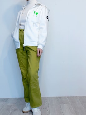 「Wrangler（ラングラー）のアイテム」を使った、nagiさん（レディース・160cm）の春コーディネート