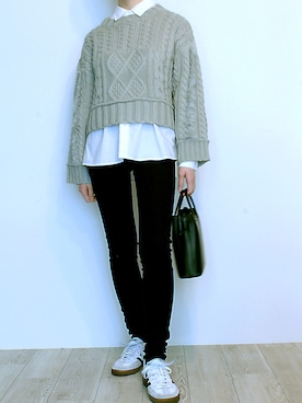 「Bab（バブ）のアイテム」を使った、nagiさん（レディース・160cm）の春コーディネート