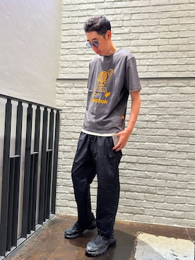 「アイテム（トップス）」を使った、NAKAHARAさん（メンズ・190cm）の夏コーディネート