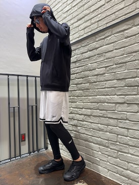 「日焼け対策」｜「アイテム（サンダル）」を使った、NAKAHARAさん（メンズ・190cm）の夏コーディネート