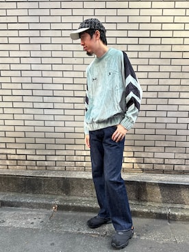 「アイテム（シューズ）」を使った、NAKAHARAさん（メンズ・190cm）の秋コーディネート