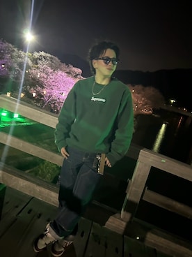 「アイテム（スウェット）」を使った、arh77さん（メンズ・165cm）の夏コーディネート