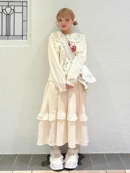 floralカラーワンピース（ワンピース）｜merry jenny（メリージェニー