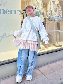 frill strap sneakers｜メリージェニー（merry jenny）公式通販