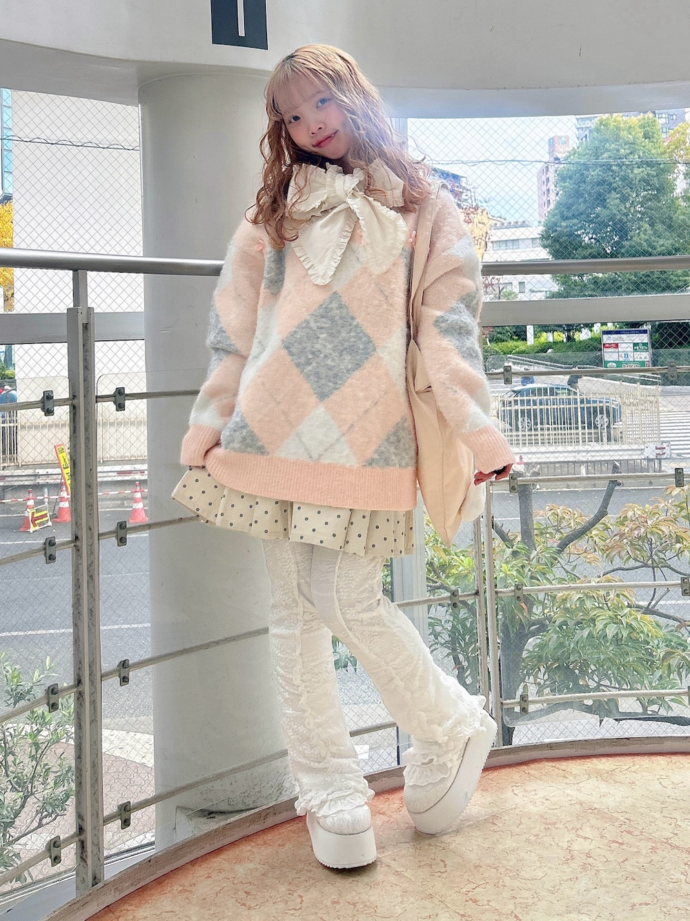 LIZLISAアーガイル柄ニットセーター　ピンク　モカ　当時物 LIZLISAアーガイル柄ニットセーター ピンク モカ 当時物 - メルカリ