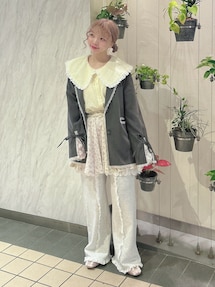 lace slit ribbon jacket　merry jenny lace slit ribbon jacket｜メリージェニー（merry jenny）公式通販